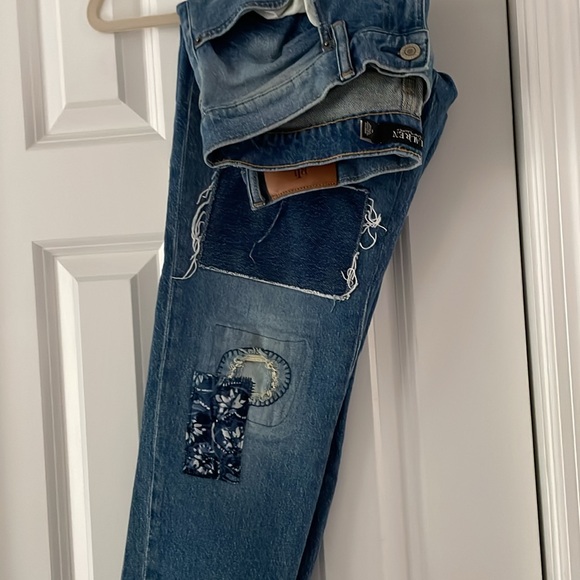 Ralph Lauren Women’s Patchwork Relaxed Jeans - Picture 3 of 10